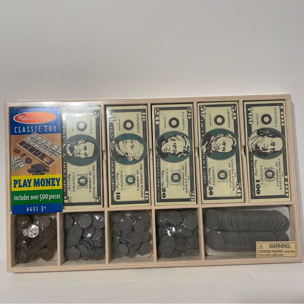 Melissa & Doug Play Money Set